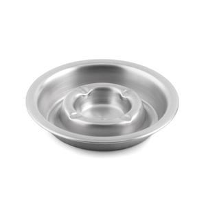 Asbak met opvanggleuf Ø12cm