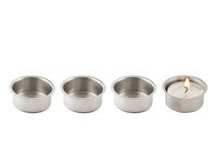 Bols bougie inox lot de 4