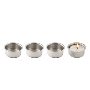 Bols bougie inox lot de 4