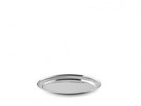 Plateau à servir inox oval 170x250mm
