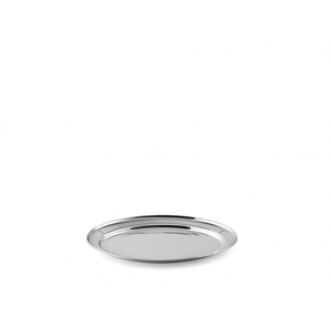 Plateau à servir inox oval 170x250mm