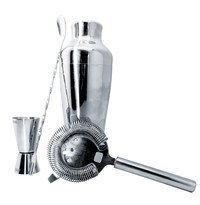 Cocktail set inox boîte cadeau