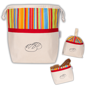 Sac à pain coton Sunny 3-en-1