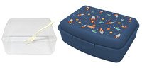 Boîte casse-croute avec diviseur + fourchette Space