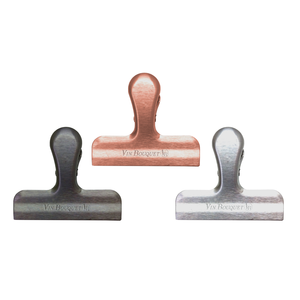 Ferme-sachets inox 3pcs. (7,5cm)