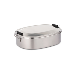 Boîte casse-croute inox 140x180x60mm