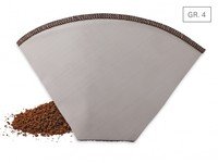 Koffiefilter permanent inox Gr.4
