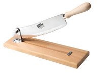 Broodsnijplank in hout recht mes