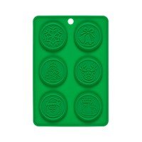 X-mas bakvorm silicone 6-dlg.