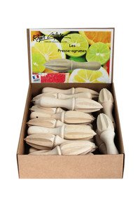 Citruspers hout - display 12st.
