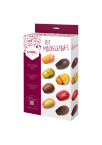 Madeleines-set (plaat, 1spatel, 1 zester)