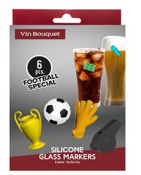 Glasmarkeerder voetbal - 6st.