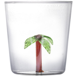 Glas met Palmboom borosilicaat 350ml