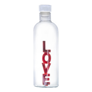 Fles met Love borosilicaat 1,1l