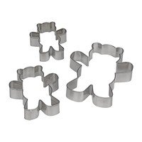 Uitsteekvorm Beer inox - Set 3st.