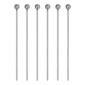 Cocktailprikker inox 6st
