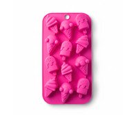 Ijsblokjesvorm silicone ijsjes 12-dlg.