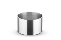 Cercles à dresser inox satinée Ø8cm H5cm