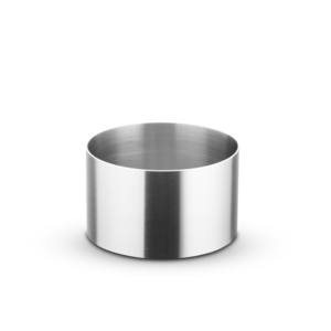 Dresseerring inox gesatineerd Ø9cm H5cm