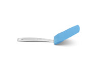 Spatule inox/silicone Blauw mini 16x4,5cm