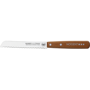 Stokbroodmes 11cm Iconic kersenhout bleek - lemmet gekart.6mm