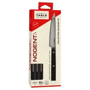 Tafelmes 11cm Silhouette zwart - Set 4st.