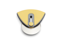 Coupe-pizza inox jaune