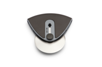 Coupe-pizza inox zwart