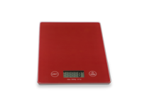 Balance de cuisine digitale jusqu'au 5kg rouge