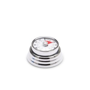 Minuterie digitale inox/pp magnetique couleur argent