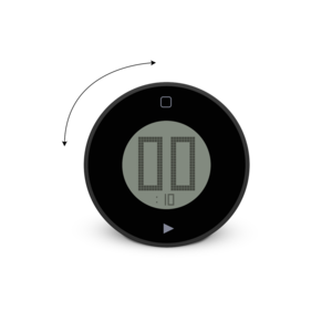 Minuterie digitale inox/pp magnetique