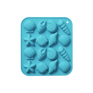 Ijsblokjesvorm silicone zeevruchten 16-dlg