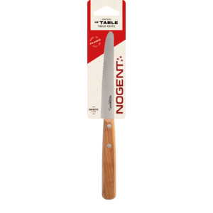 Tafelmes 11cm Iconic kersenhout bleek- lemmet gekart.3mm