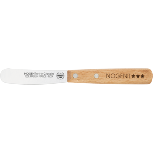 Botermes 8cm Iconic beukenhout - lemmet effen