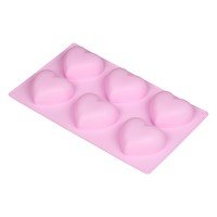 Hart bakvorm silicone 6-dlg.