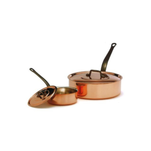 Sauteerpan + deksel koper Ø20cm