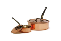 Sauteerpan + deksel koper Ø20cm