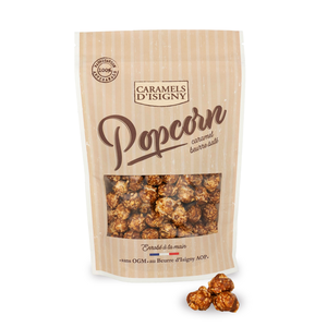 Popcorn met caramel d' Isigny - zakje 140g
