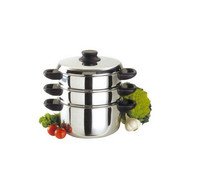 Dampkoker inox Ø24cm*