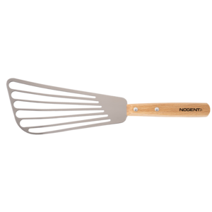 Keukenspatel geperforeerd 15cm beukenhout