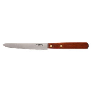 Tafelmes 11cm Iconic kersenhout donker - lemmet gekart.3mm