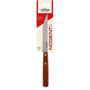 Steakmes 11cm Iconic kersenhout donker