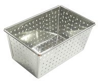 Broodvorm geperforeerd vertind 14x8cm h7cm