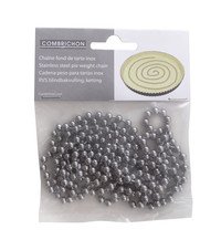 Bakparels op ketting inox 183cm