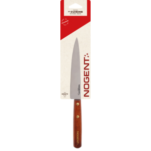 Keukenmes 15cm Iconic kersenhout donker - effen