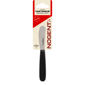 Botermes 6cm Polypro zwart - lemmet effen