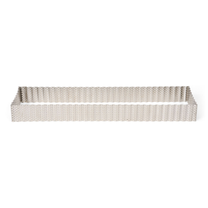 Taartring geperforeerd inox 35x10cm h3,5cm