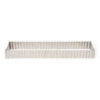 Taartring geperforeerd inox 35x10cm h3,5cm