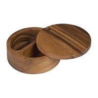 Zout- en kruidenpot hout
