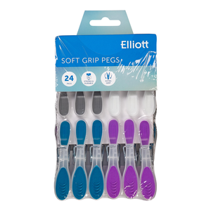 Pince à linge en plastique 24pcs